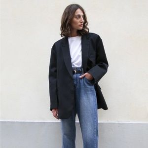 The Frankie Shop Oversized Boyfriend Blazer